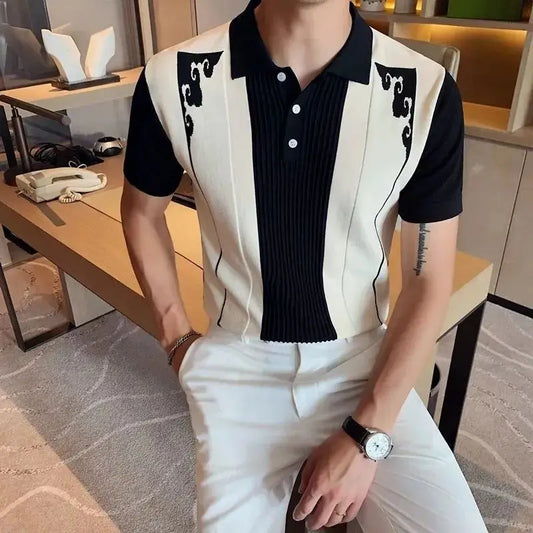 Color Block Polo